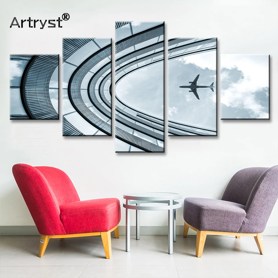 Artryst современный 5 шт. холст живопись с рамкой искусство модульный постер