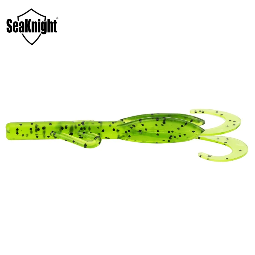 SeaKnight SL007 Fishing Lure Shrimp 6.2g 110mm 6PCS/Bag Soft Baits Silicone Bass Bait Saltwater/Freshwater Craw Tackles | Спорт и