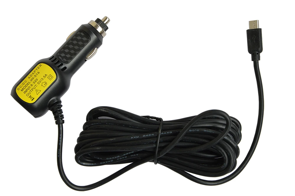 5 в 3.5A двойной слот для Mini USB портов Dash Cam Автомобильный адаптер прикуривателя Зарядное устройство для DVR зарядки автомобиля с 3,5 м кабельной линией