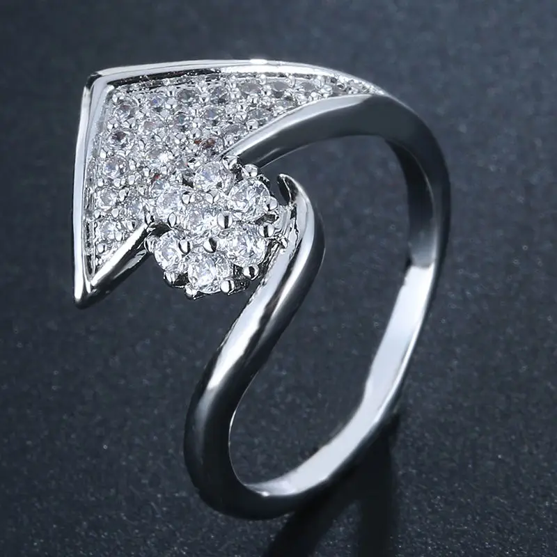 Милый круглый перстень полые романтический подарок для женщины цвета: