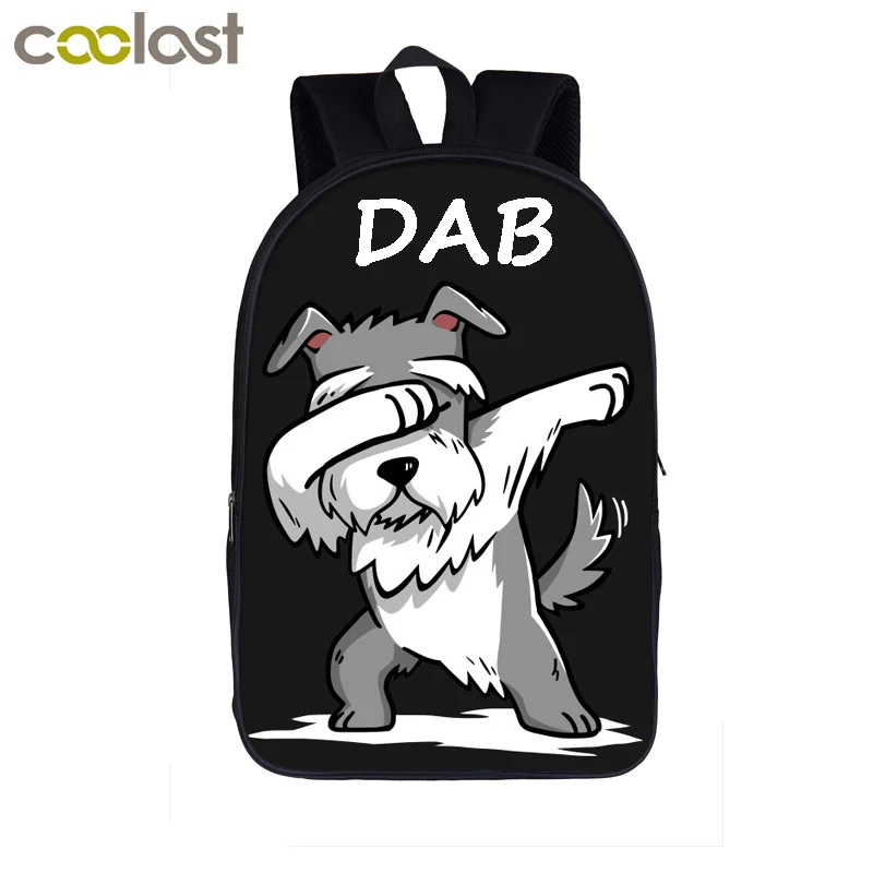 Dab Puppy Шиба ину рюкзак для детей школьные сумки Dab Panda рюкзак для подростков девочек и мальчиков рюкзак для ноутбука сумка для книг - Цвет: 16cunShiba Inu10