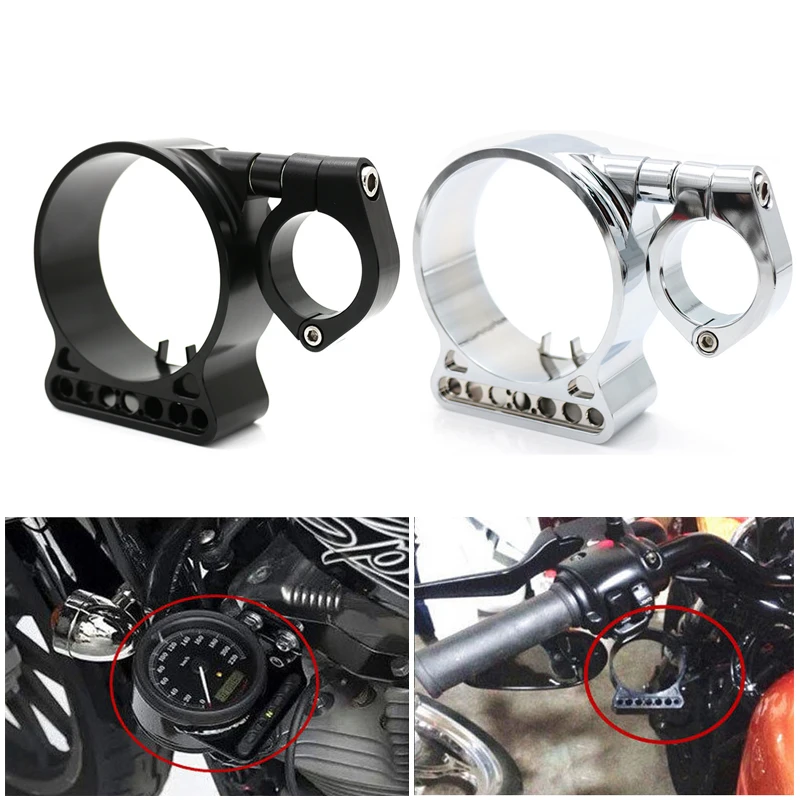 Боковое крепление на Мотоцикл CNC спидометр кронштейн для перемещения HARLEY SPORTSTER