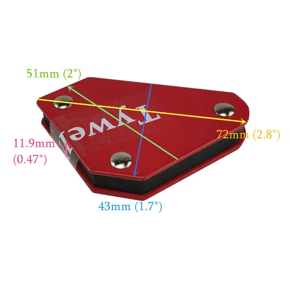 Сварочный локатор 9 фунтов мощный магнитный позиционер сварщика 45 90 135 аксессуары