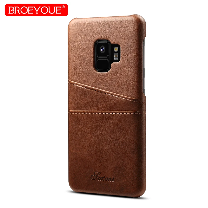 Классический чехол для samsung Galaxy Note 8 9 S8 S9 плюс Роскошный кожаный телефона