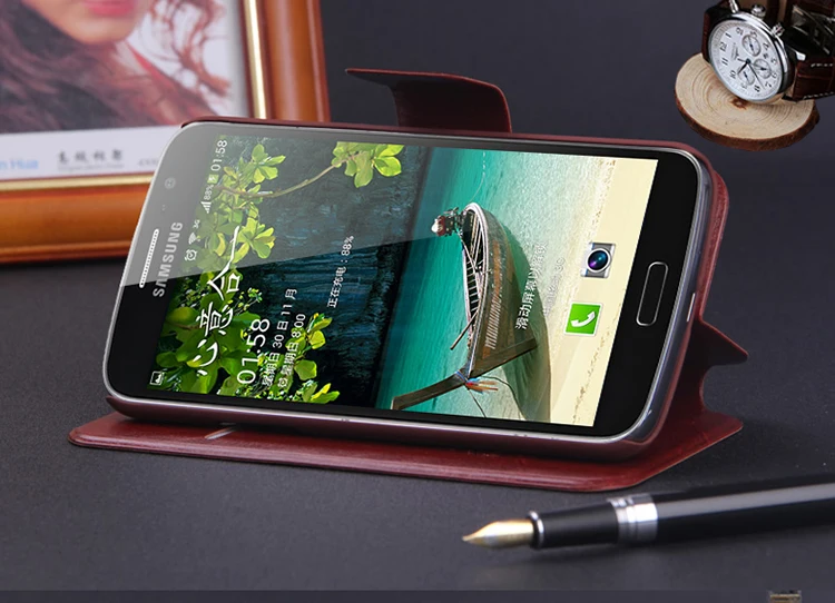 Фото Бизнес Ретро Чехол для Huawei Enjoy Z чехлы-бумажники с отделениями для Флип кожаный чехол на мобильный телефон оболочки на принципиально наслажд... №2
