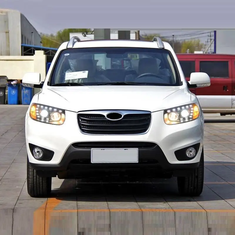 Наружная авто лампа в сборе дневные Drl ходовой Стайлинг сборка Cob фара красного