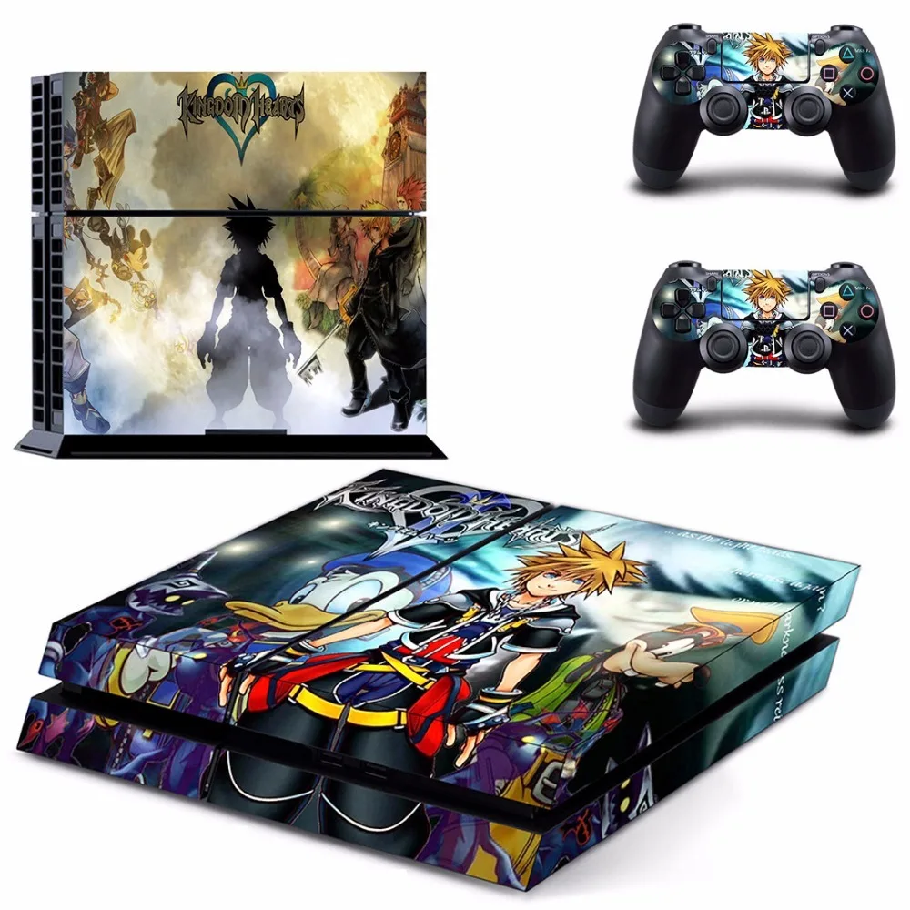 Игры Kingdom Hearts PS4 переводная картинка наклейка для Sony PlayStation 4 консоли и 2