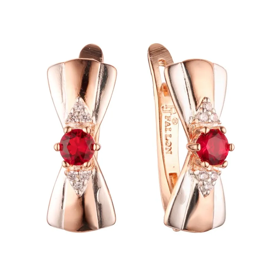 Роскошные свадебные серьги 2020 золотого цвета в офисном стиле форме цветка модные