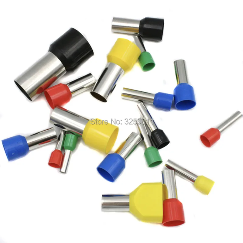 

200PCS E35-25 Electrical Crimp tubular Pre-Insulating Terminal Block Wire Connector Cable Cord End Ferrule EV35-25 AWG 2 35.0mm