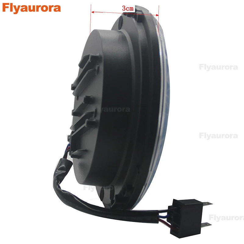 Flyaurora 2 пары новые Замена 40 Вт 7 дюймов фар Светодиодный с 4 дюйма 30 Противотуманные