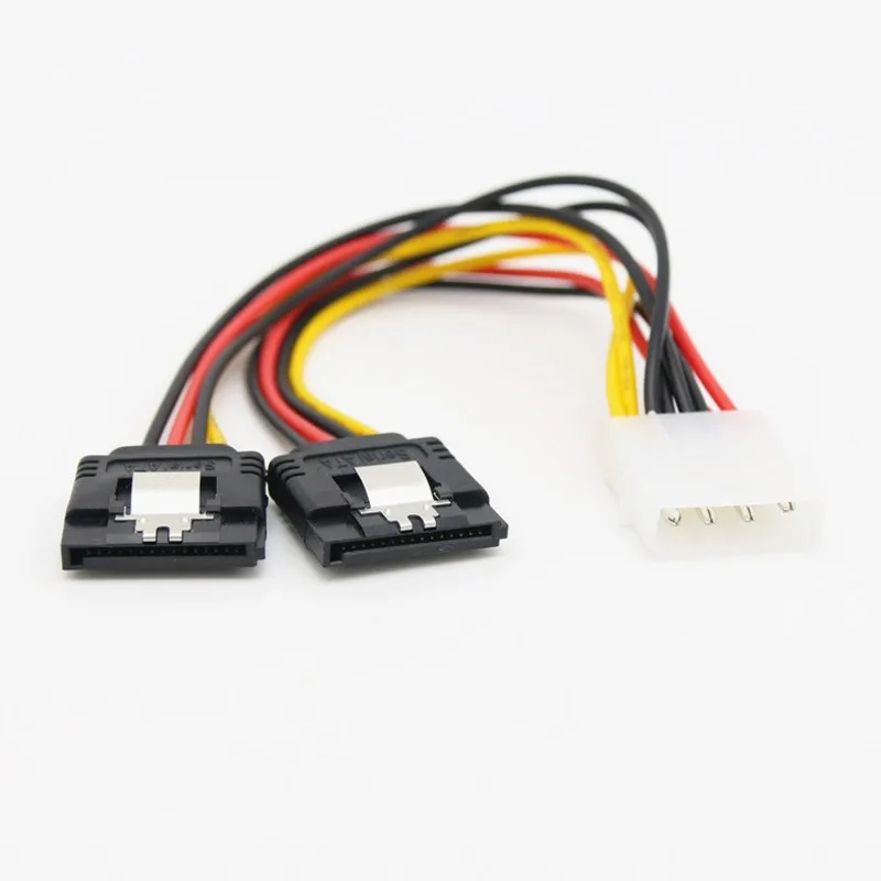 Кабель-преобразователь с 4-контактным на 2-х SATA разъемами IDE/Molex | Компьютеры и офис