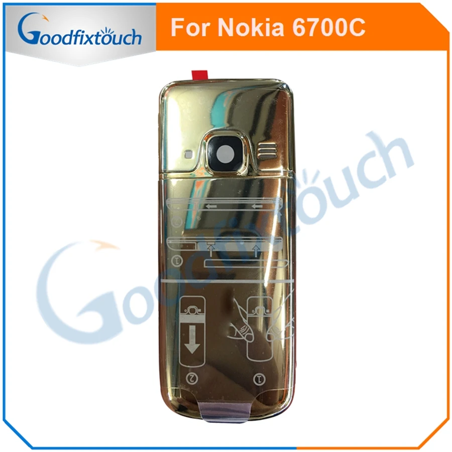 Для Nokia 6700 Classic 6700C мобильный телефон задняя крышка полный корпус аккумулятор
