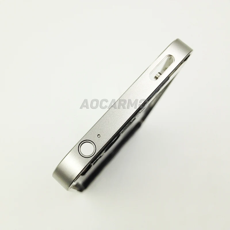 Aocarmo металлическая рамка с серебряной рамкой для iPhone 4S|Корпусы и рамки мобильных