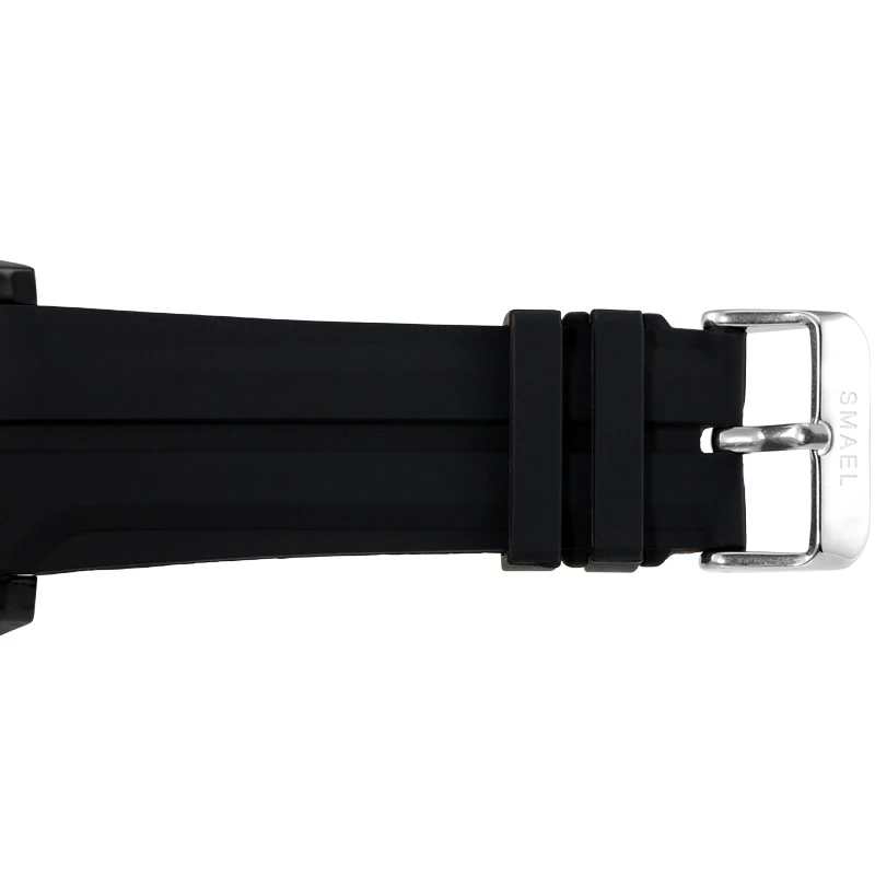 Большой циферблат цифровые часы IP сплав спортивные для мужчин силиконовый