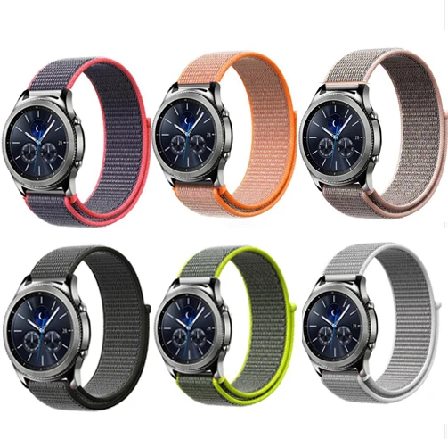 22 мм 20 ремешок для samsung gear S3 s2 sport Frontier Classic galaxy watch 42 46 huami amazfit bip huawei gt 2 | Наручные