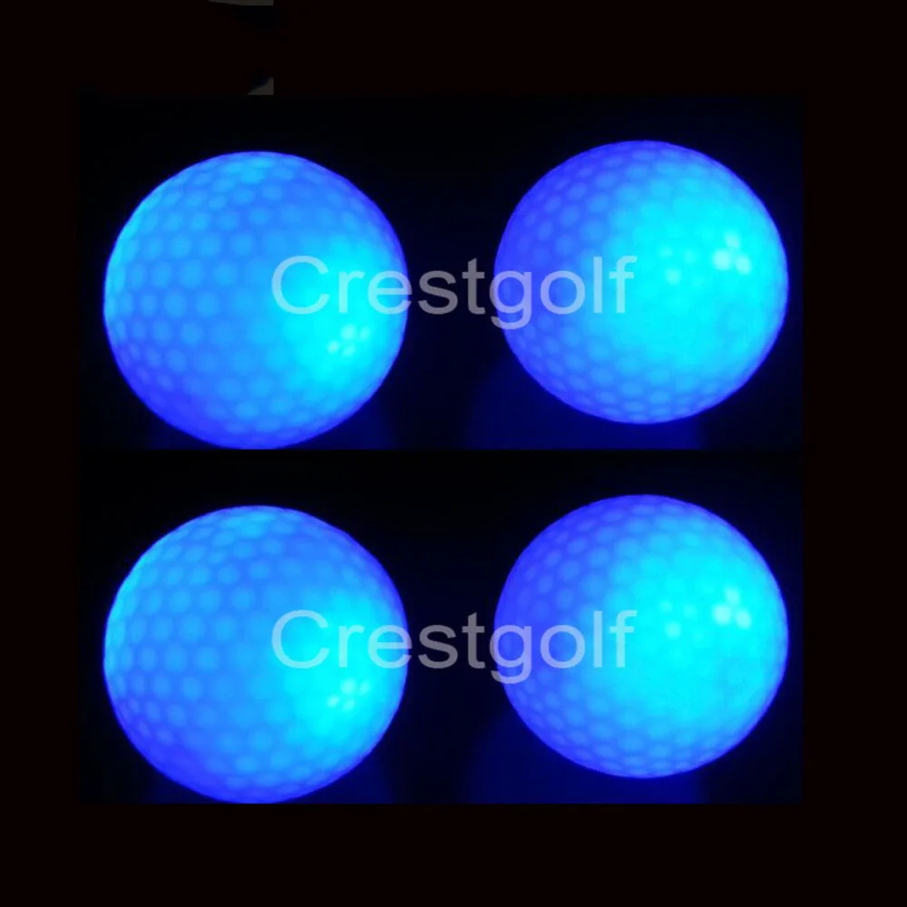 CRESTGOLF 4 шт./упак. Hi Q USGA светодиодные мячи для гольфа ночных тренировок роскошные по