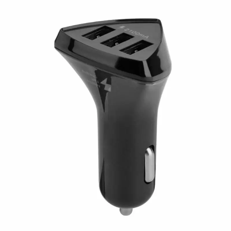 Быстрая зарядка 3 порта USB Автомобильное зарядное устройство 5 В/3.1A Быстрая зарядка DC адаптер для мобильного телефона автомобиля USB