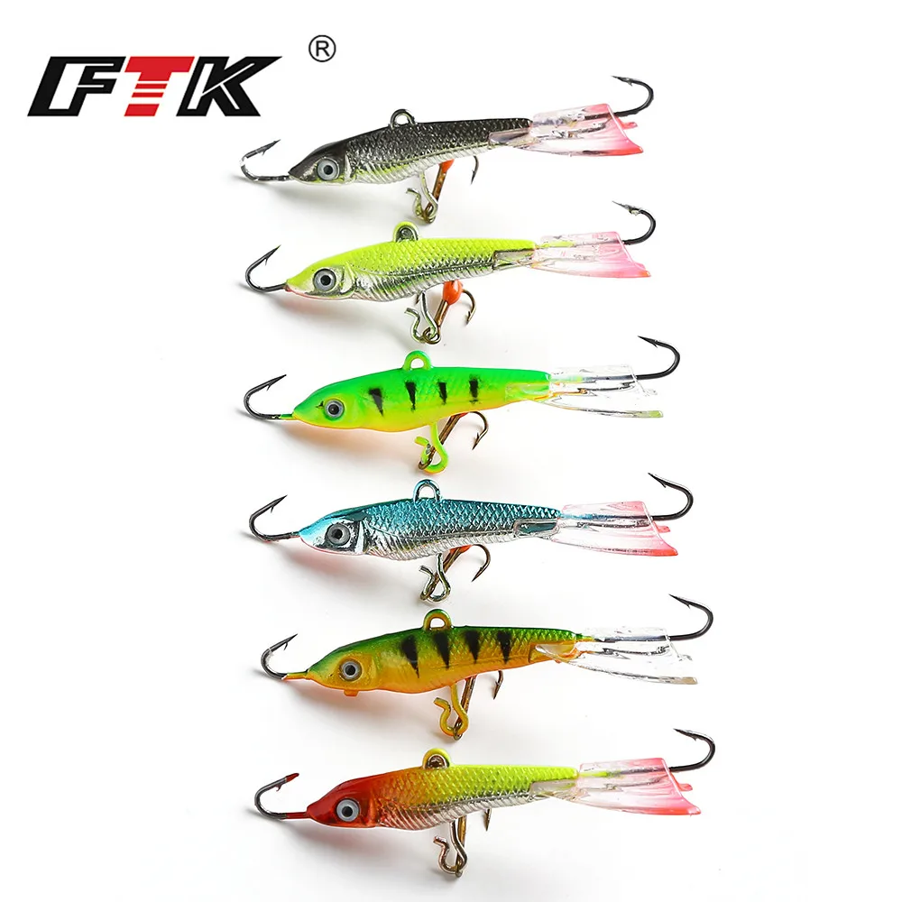 FTK Winter Ice Fishing Lure Jigging Lead Fish Bait 1PC 12g 71mm Hooks Balancer Jigs ice jigging Baits | Спорт и развлечения