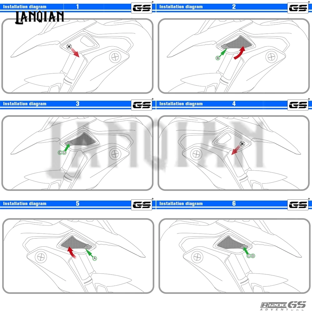 Аксессуары для мотоциклов BMW R1200GS LC R 1200 R1200 GS 1200GS 2014 2015 2016|Накладки и декоративные