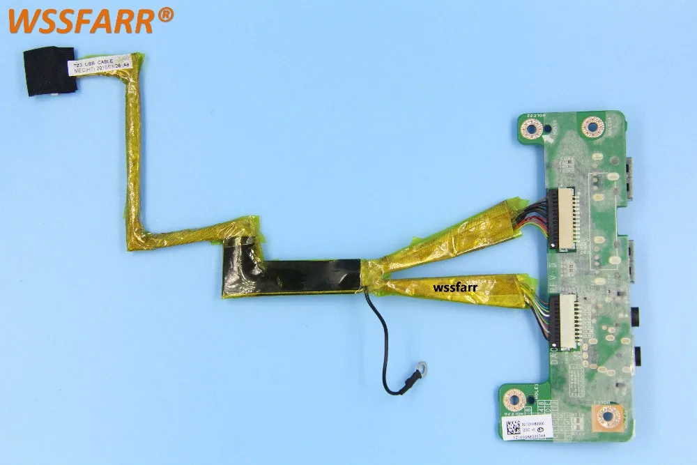 Оригинальная плата аудиопорта USB для Toshiba Qosmio 18 4 &quotX500 X505 с кабелем DA0TZ6AB8A0 32TZ6UB0100 |