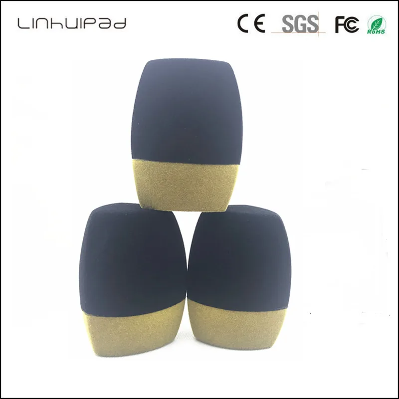 Linhui Pad 2 цвета стекались телевизор ручной интервью микрофон ветровое стекло лобовое стекло микрофон пены крышка
