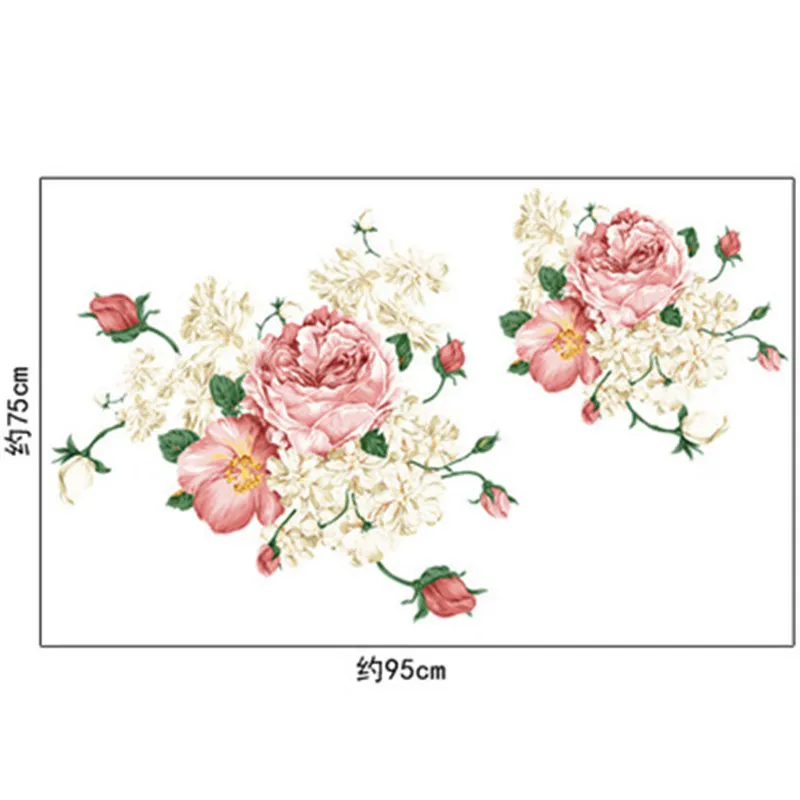 Винтажные пионы наклейки на стену богатые обои для гостиной спальни