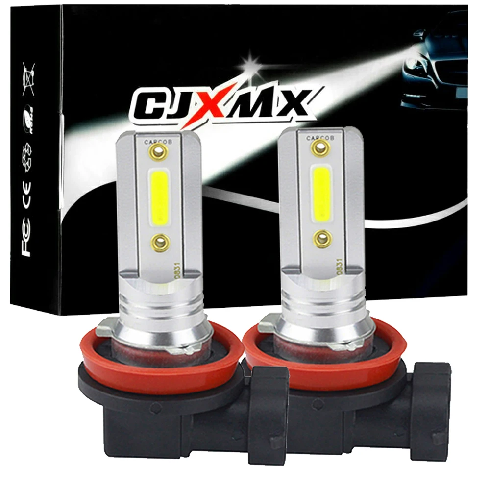 CJXMX 2 шт. H7 H11 светодиодный светильник 1500LM COB супер яркие противотуманные фары