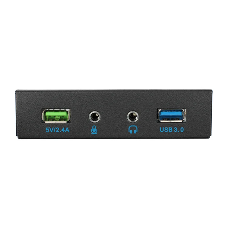 En-Labs USB 3,0+ USB порт быстрой зарядки 3,5 на передней панели аудио разъем микрофон, QC3.0 5 В/2,4 А или BC1.2 2,1 А порт зарядки