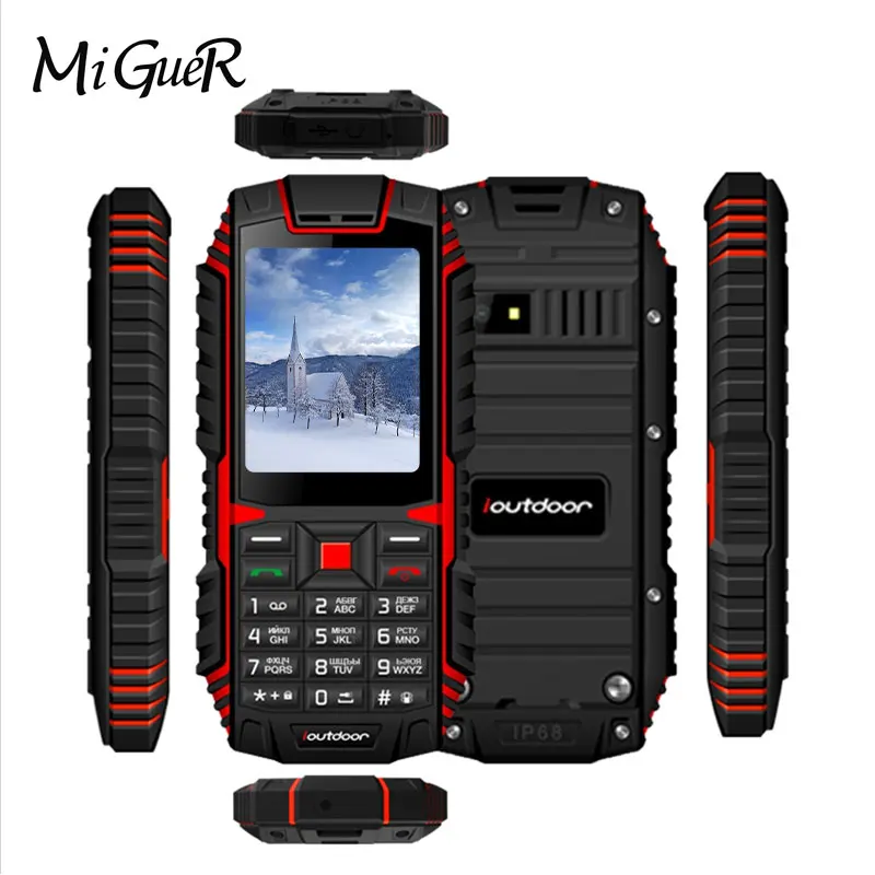 Ioutdoor T1 IP68 противоударный мобильный телефон 2 4 дюймовый 128 M + 32 2100 мА/ч сим-карта GSM FM