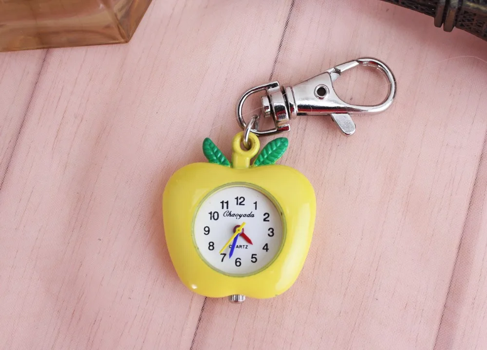 1 шт. милые детские Мультяшные часы принцессы для девочек карманные высокое