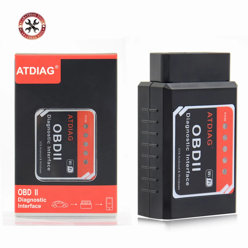 Новейший универсальный OBD2 WIFI ELM327 V1.5 сканер для iPhone IOS/Android АВТО OBDII