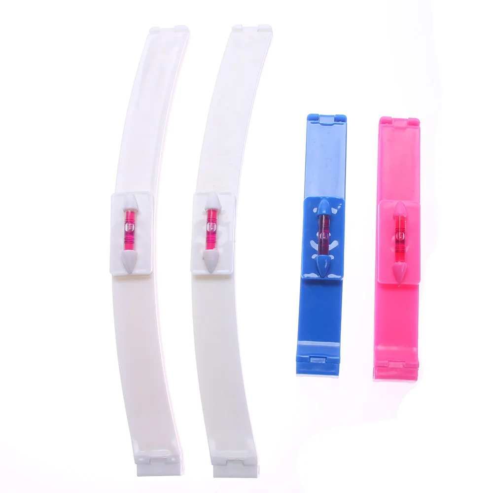 

2 PCS Beauty Clipper Fringe Hair Cutting Level Bangs Professional Bangs Hair Cutting Clip Hairstyle Trim Ruler Tool Clipper Tool