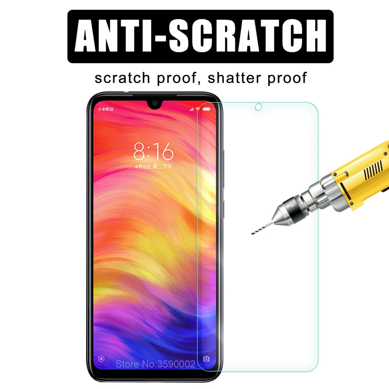 Для Xiaomi Redmi Note 7 Защитное стекло для экрана закаленное xiomi xaomi redmi note note7 защитная