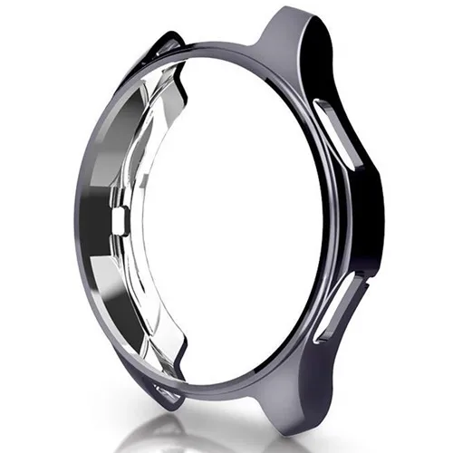 gray Защитный чехол для часов EIMO для samsung gear S3 frontier band Galaxy Watch, 46 мм, Сменный Чехол из ТПУ для всего корпуса, Смарт-часы - Цвет: gray