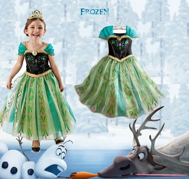 Elsa-H Одежда Bella; Новинка; Рождественский подарок; платье для маленьких девочек; Карнавальный Костюм Золушки; вечерние платья; платье принцессы; Костюм Золушки - Цвет: Elsa-H