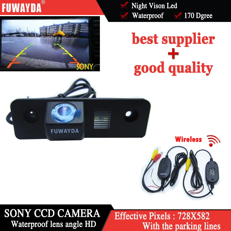 Камера заднего вида FUWAYDA Беспроводная парковочная камера для SONY CCD HD