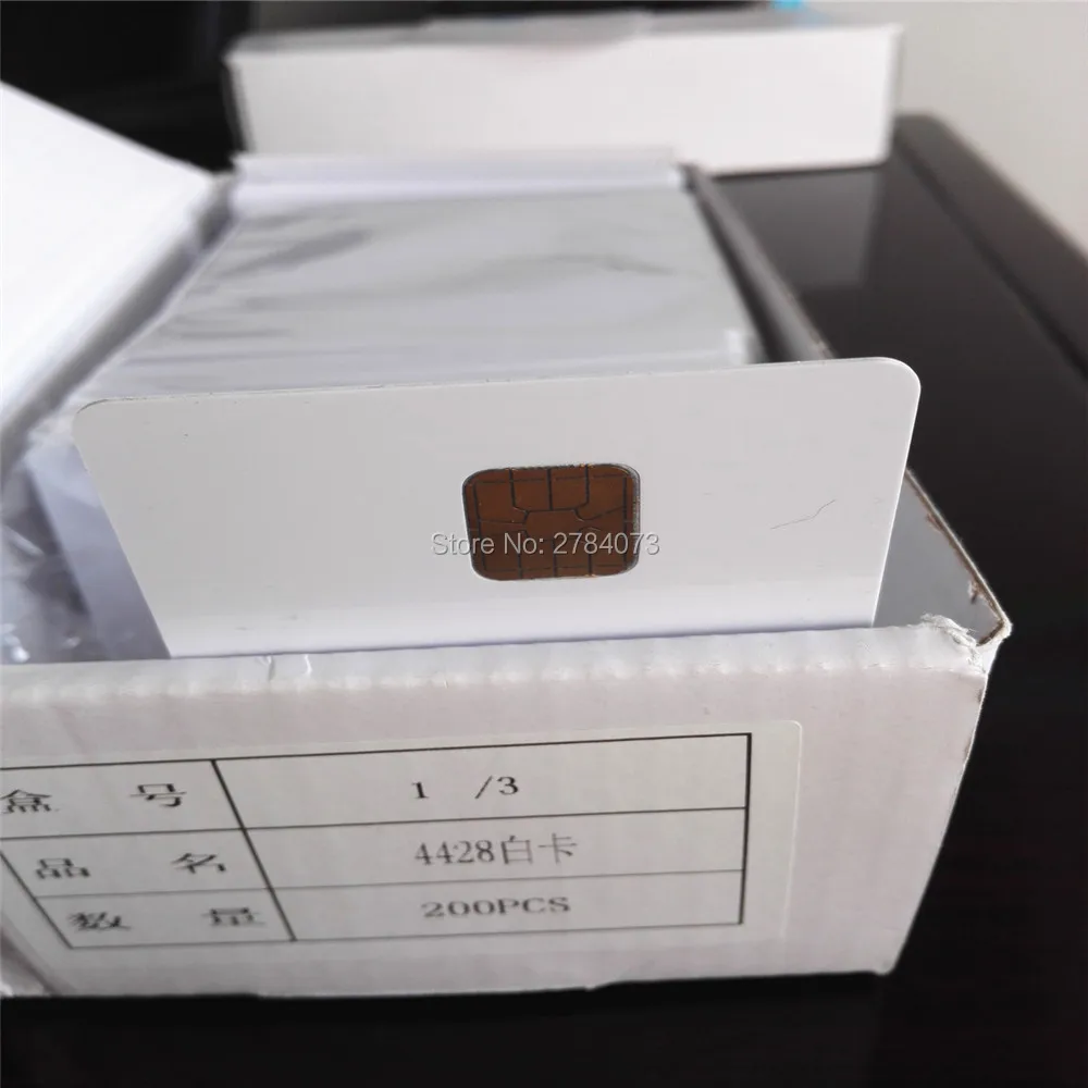50pcs/lot Factory Sales 4428 Card Smart Chip Blank RFID Secure Memory Cards | Безопасность и защита