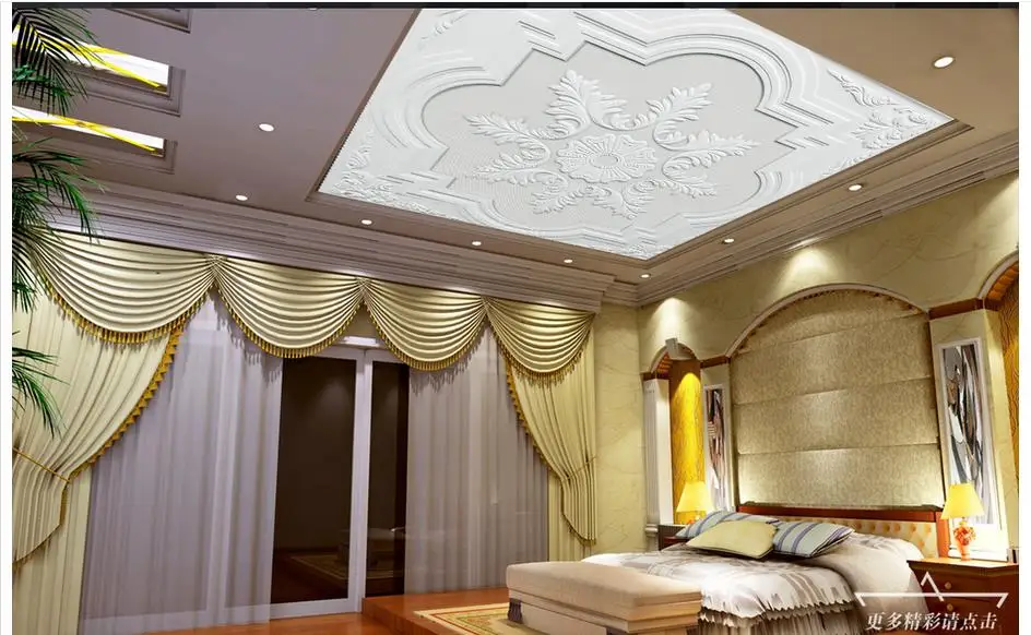 Настенные 3D обои на заказ элегантные современные гипсовые в европейском стиле