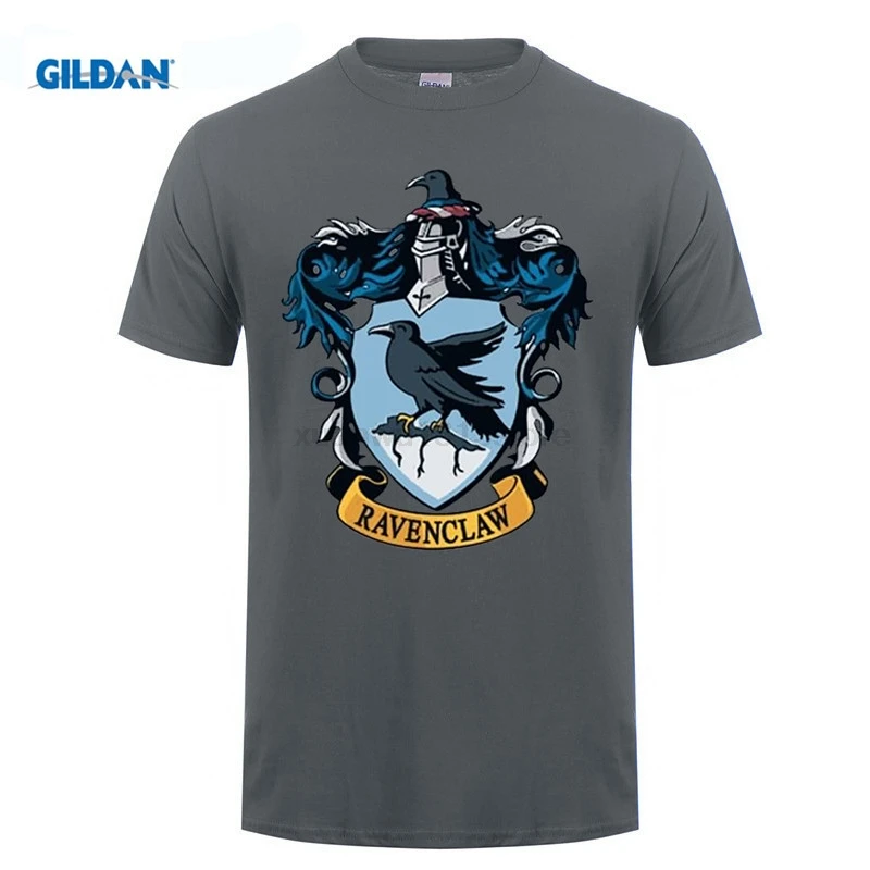 Magic Boy Ravenclaw Crest T Shirt Casual Plus Size T-Shirts Hip Hop Style Tops Tee T-Shirt Short Sleeve Mens | Мужская одежда