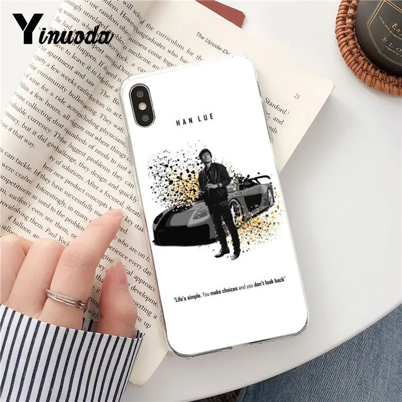 Yinuoda Форсаж черный ТПУ мягкий чехол для телефона iPhone X XS MAX 6 6s 7 7plus 8 8Plus 5 5S SE XR Fundas Capa