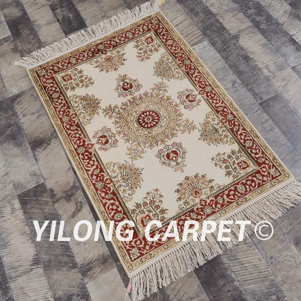 YILONG 2 'x 3' турецкий чистый Шелковый ковер ручной работы изысканная восточная