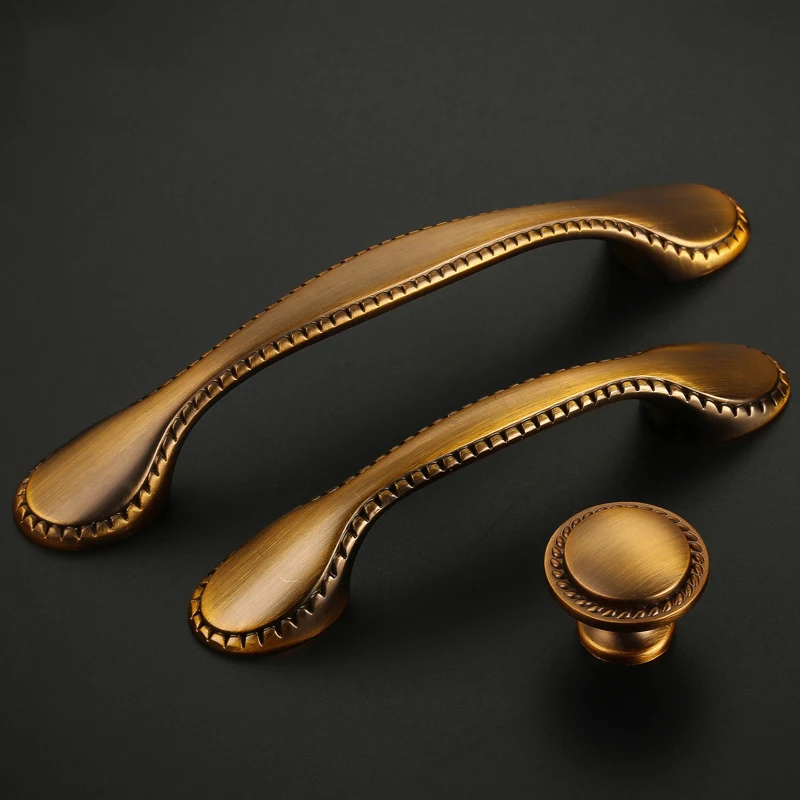 Ручки для антикварной мебели из цинкового сплава цинковый сплав ящика шкафа