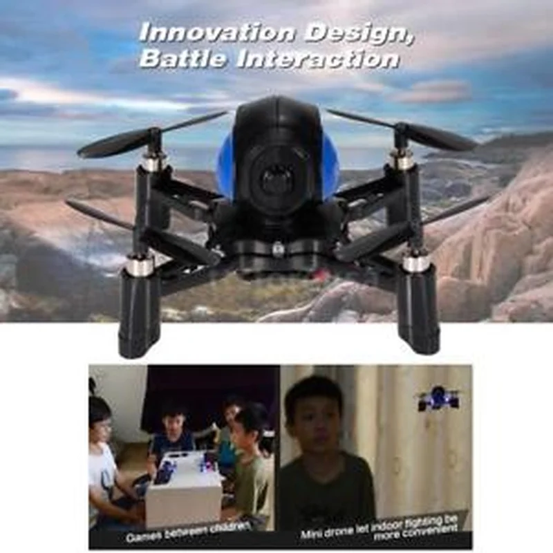 2 шт. FY605 боевой Дрон 4G 4CH 6 осевой Gyro установка DIY гоночный битва Quadcopter RC самолет