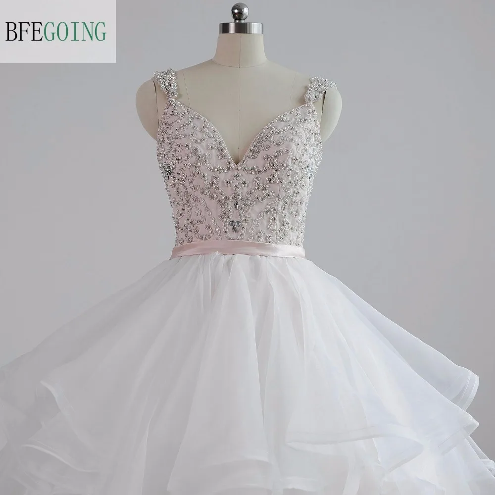 ТРАПЕЦИЕВИДНОЕ свадебное платье из тюля цвета слоновой кости с длинным шлейфом