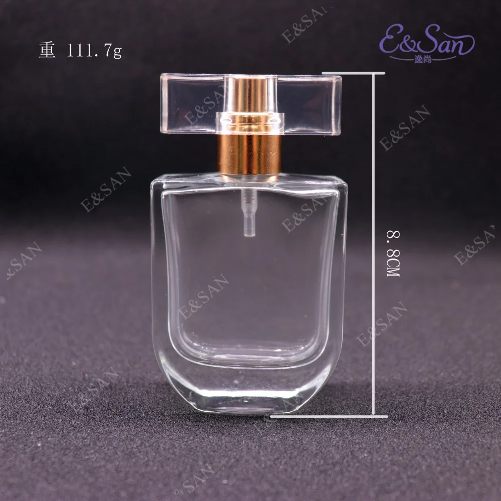 PT074D-30ML плоская квадратная крышка с песком прозрачное стекло духи спрей