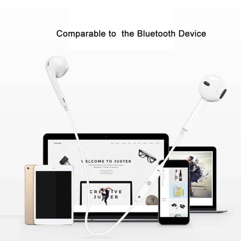 Bluetooth наушники спортивные беговые беспроводные с шейным ремешком гарнитура