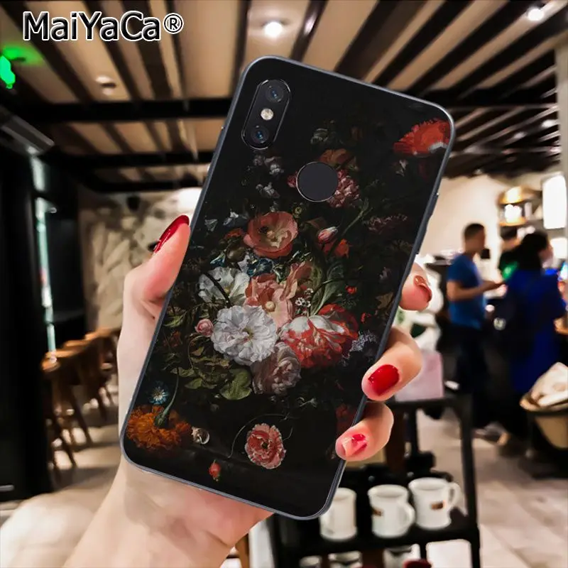 Классический чехол MaiYaCa для телефона с рисунком цветов бабочек в вазе Xiaomi Redmi8 4X 5S