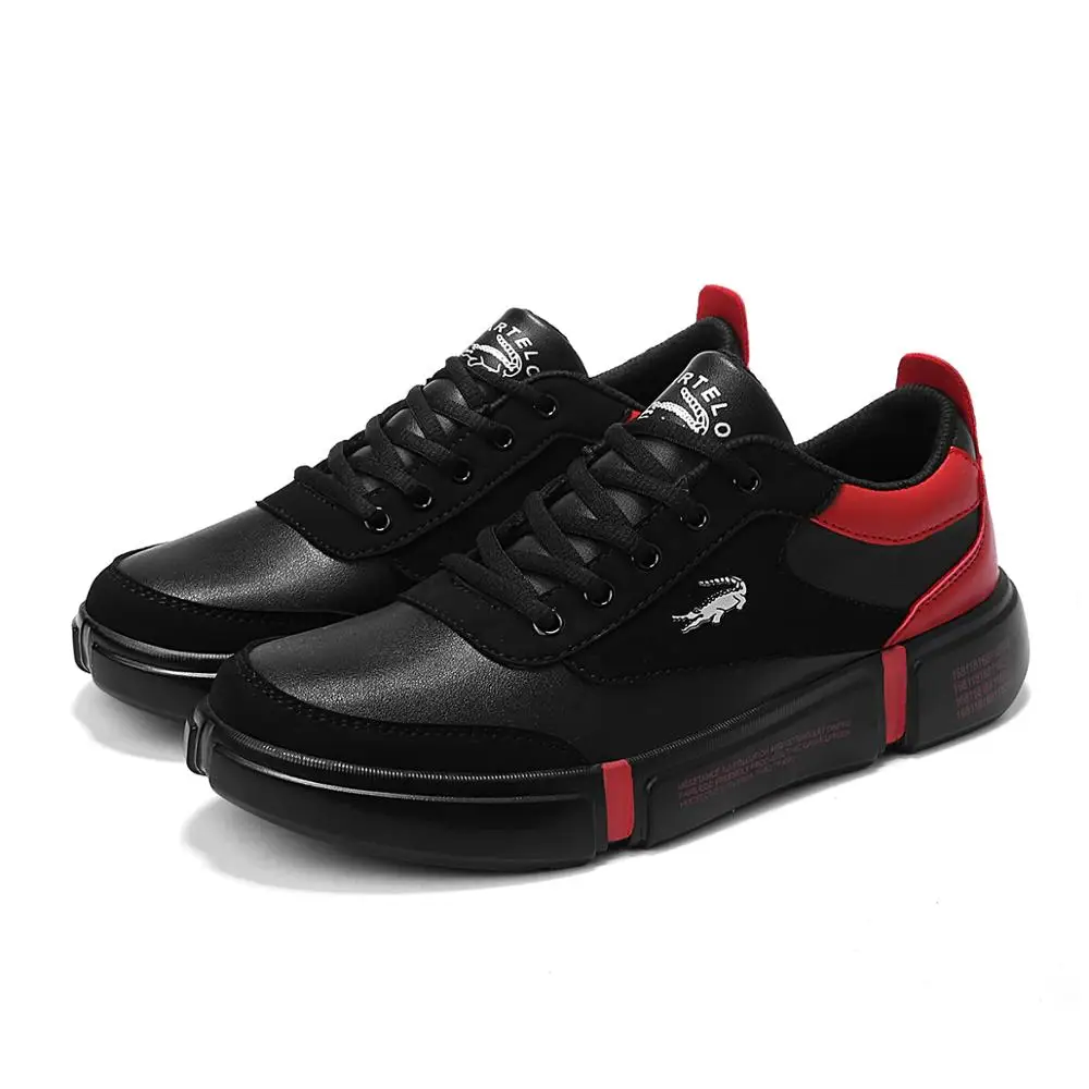 CARTELO sports and leisure men's shoes, men's low to help, non-slip wear, Korean fashion trends increase