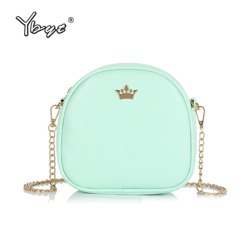 

YBYT brand 2018 new flap chains sequined crown satchel hotsale women shopping coin purse ladies shoulder messenger crossbody bag