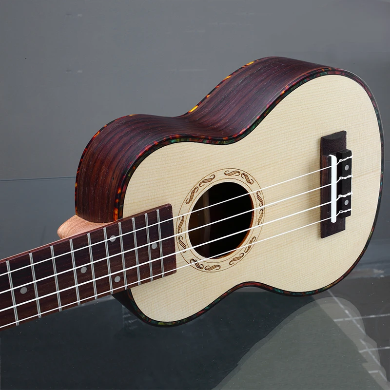 21 дюймов Мини Гитара Укулеле Музыкальные Лады Instruments15 Pruce полузакрытых Роторный